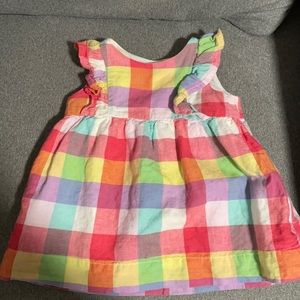 Sleeveless linen dress